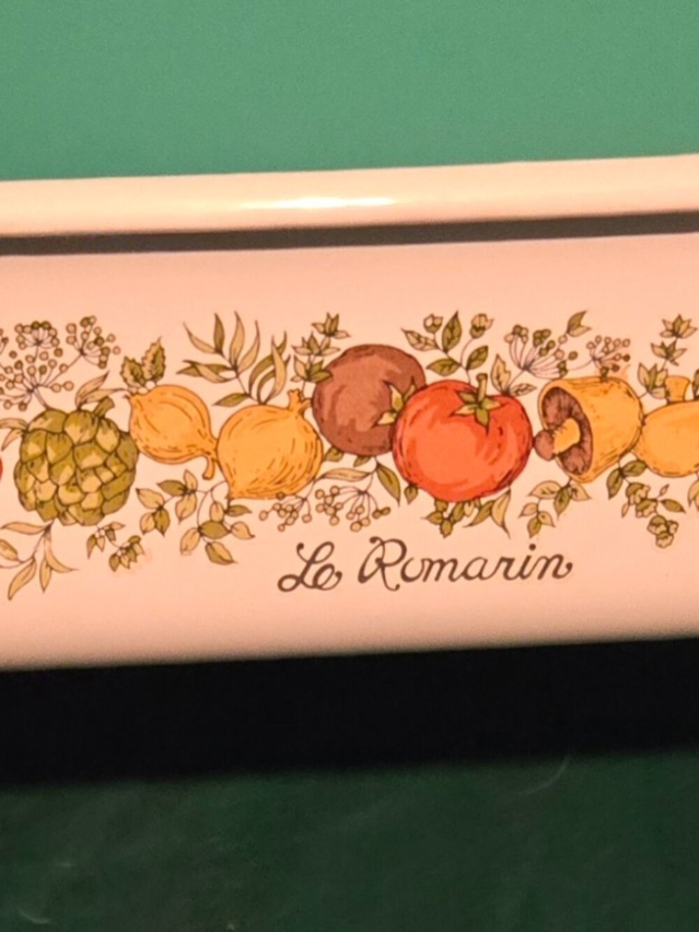 Vintage Corning Ware Spice of Life A-76 Lasagna Pan L'Echalote Rectangle Roaster
